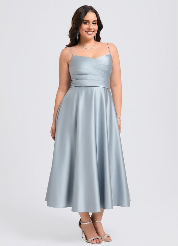 Robe Chic Bleu Poudré Chic - gallery 7