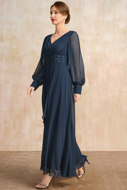 Robe Chic Éthérée Bleu - gallery 3