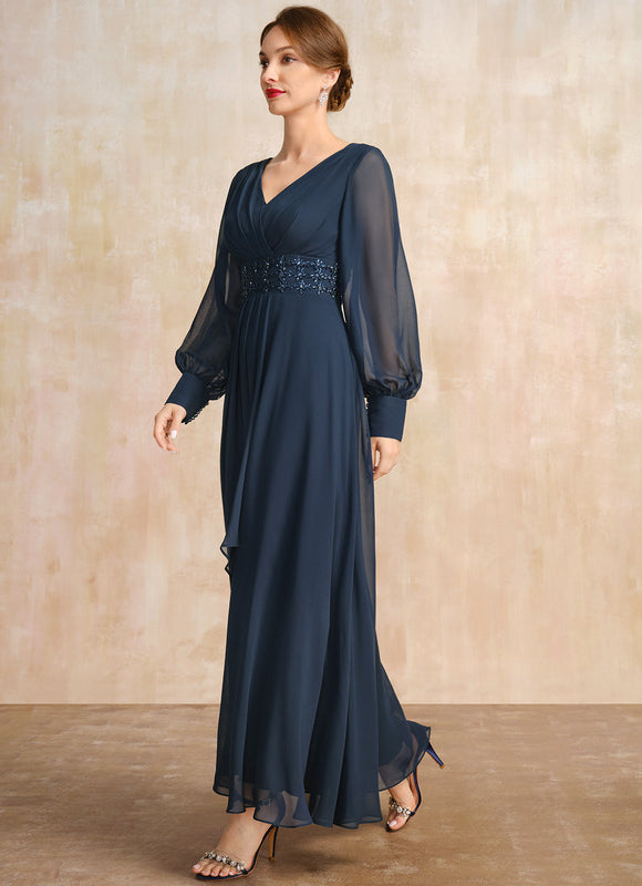 Robe Chic Éthérée Bleu - gallery 3