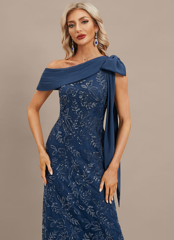 Robe De Soirée Chic Bleu Roi - gallery 1