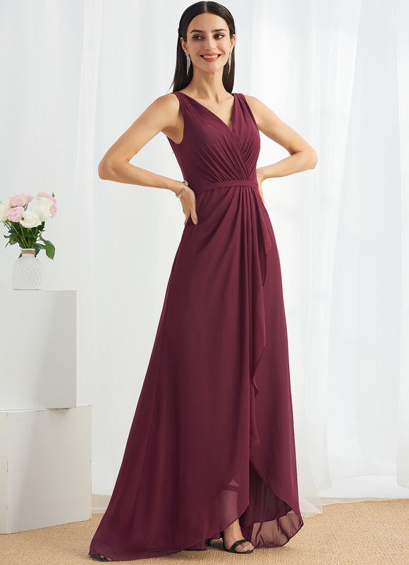 Robe Chic Mousseline Asymétrique - gallery 2