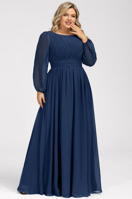 Robe Chic Mousseline Drapée - gallery 7