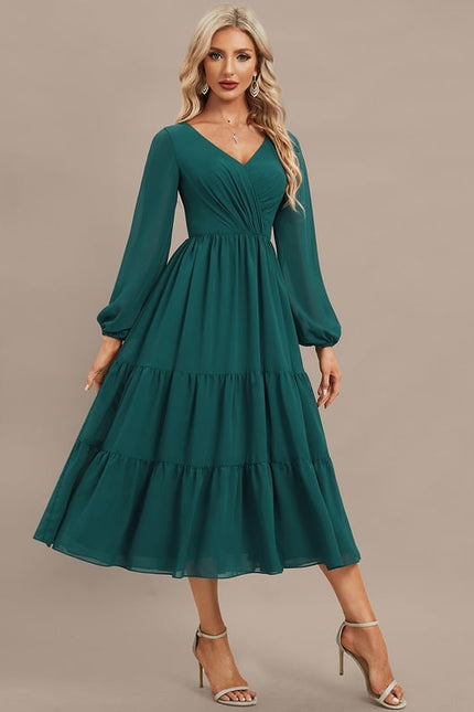 Robe Chic Émeraude Flottante - gallery 4