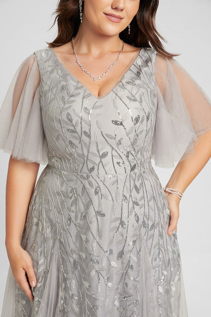 Robe Chic Argentée Légère - gallery 9