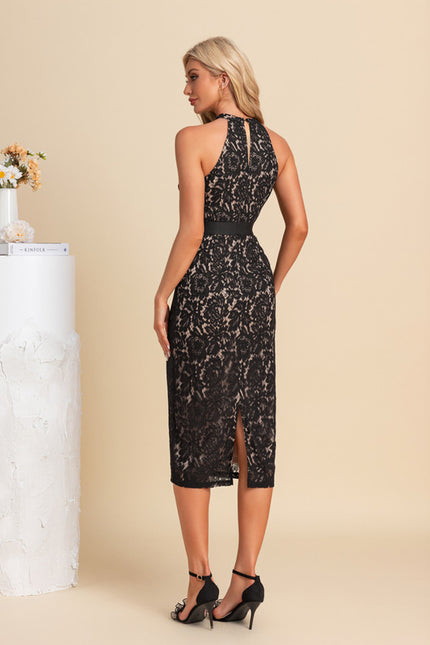 Robe Chic Dentelle Noire - gallery 1