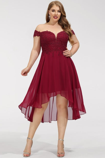 Robe Chic Élégance Rubis Aérienne - gallery 5