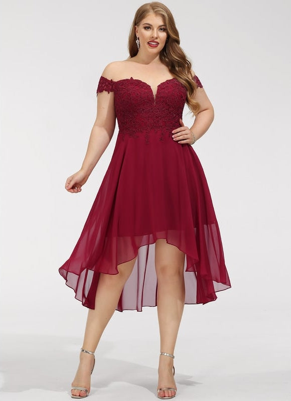 Robe Chic Élégance Rubis Aérienne - gallery 5