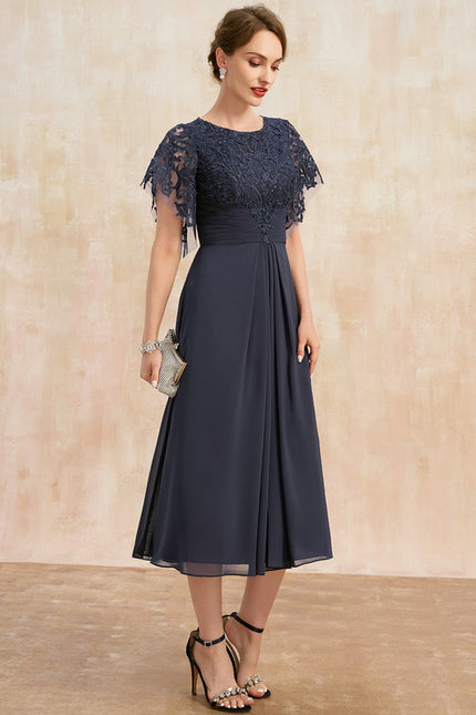 Robe Chic Mousseline Dentelle - gallery 2