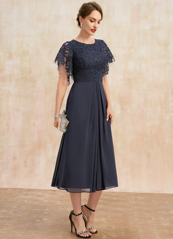 Robe Chic Mousseline Dentelle - gallery 2