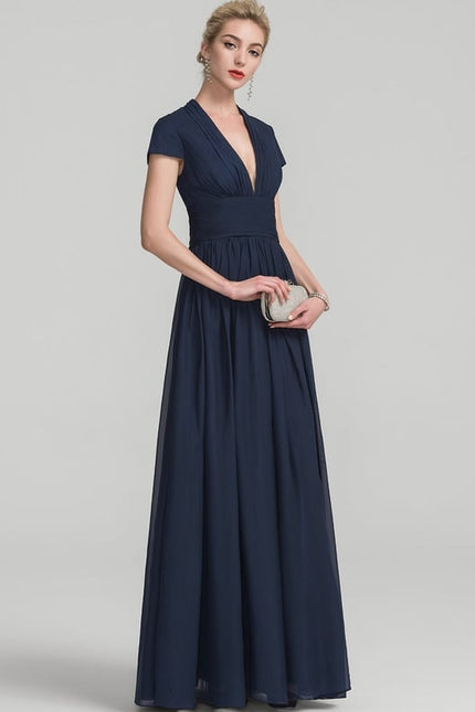 Robe Chic Longue Verte Fluide - gallery 2