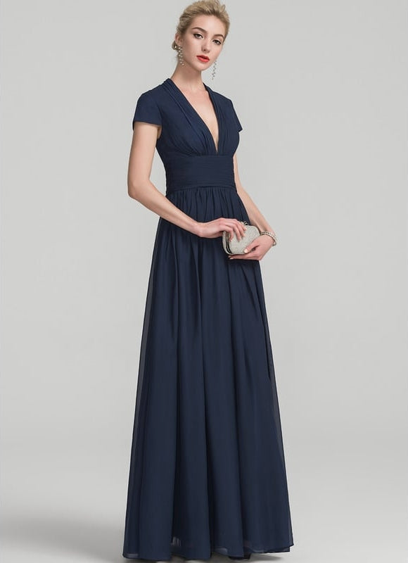 Robe Chic Longue Verte Fluide - gallery 2
