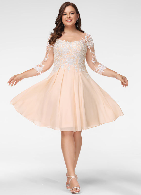 Robe Chic Chiffon Éclatante - gallery 7