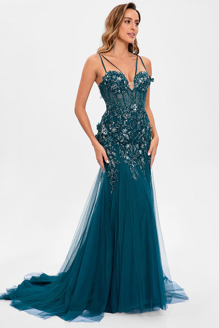 Robe Chic Émeraude Enchantée - gallery 1