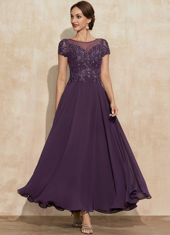 Robe Chic Chiffon Étoilée
