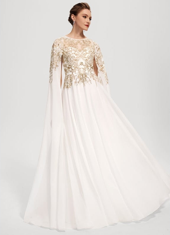 Robe Chic Aérienne Grise - gallery 4