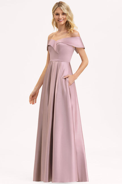 Robe Chic Satin Émeraude Décontractée - gallery 3