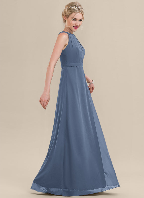 Robe Chic Mousseline Drapée - gallery 1