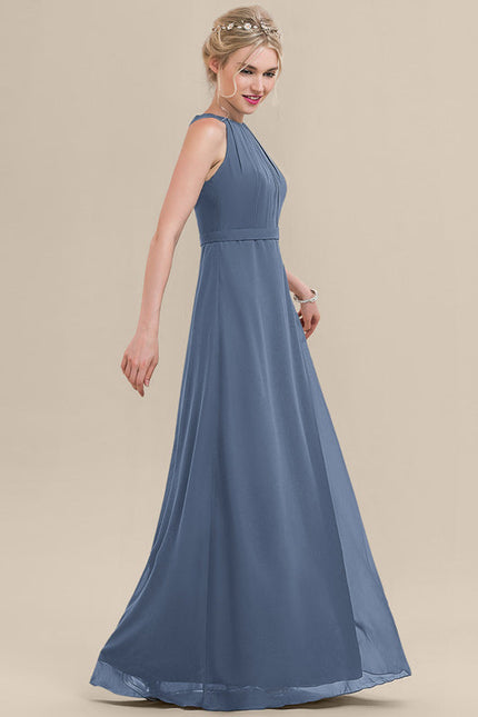 Robe Chic Mousseline Drapée - gallery 1