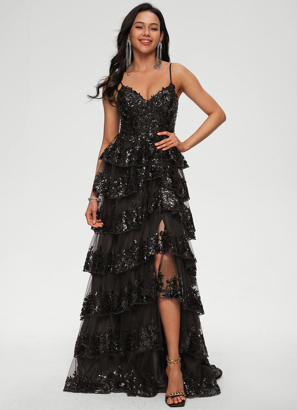 Robe Chic Étoilée Noir - gallery 2