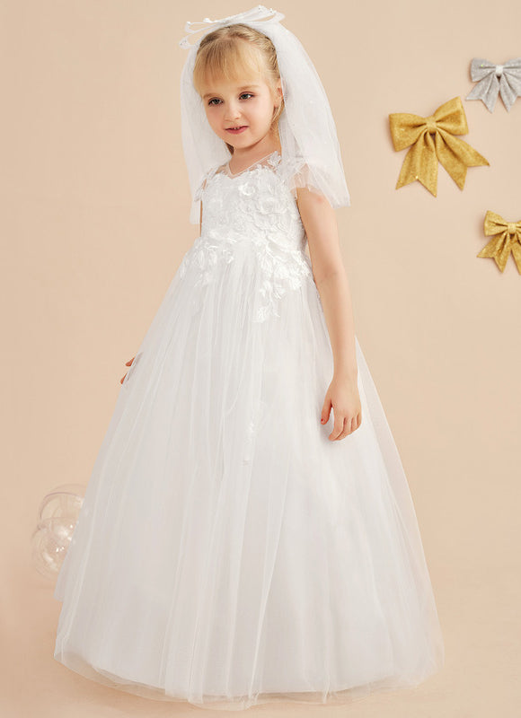 Robe Chic Florale Tulle - gallery 4