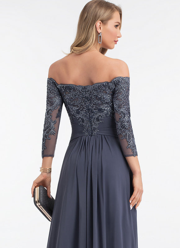 Robe Chic Élégante Charbon - gallery 3