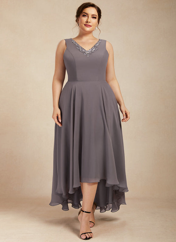 Robe Chic Couture Grise - gallery 8