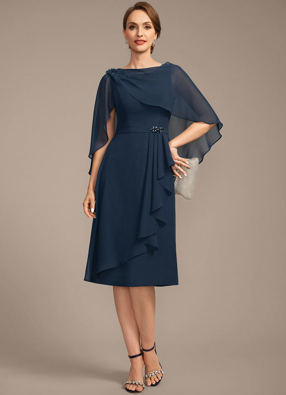 Robe Chic Bleu Élégant - gallery 1