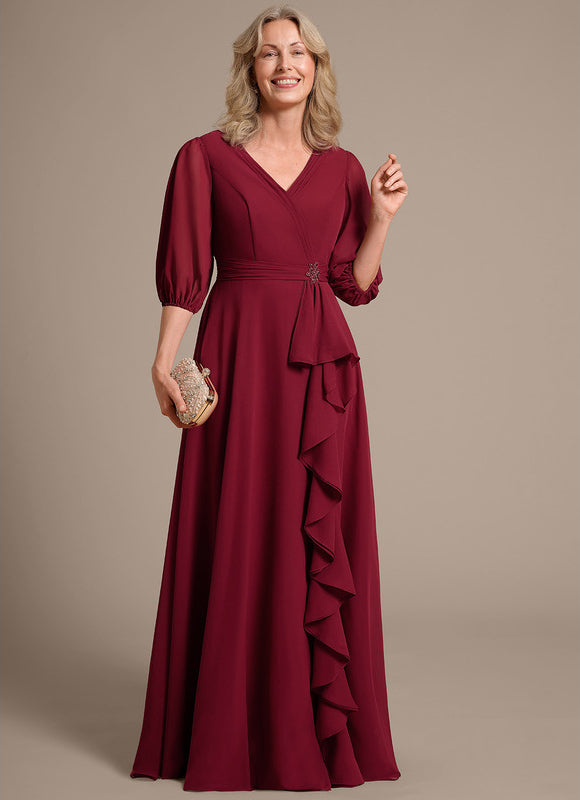 Robe Chic Mère Chic Bordeaux - gallery 1