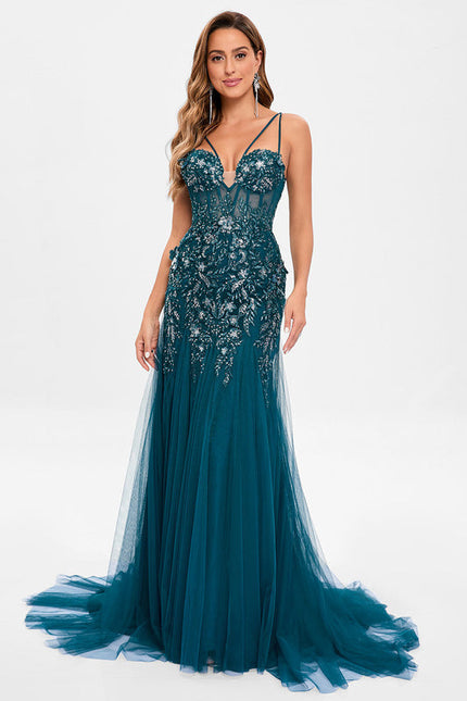 Robe Chic Émeraude Enchantée - gallery 4
