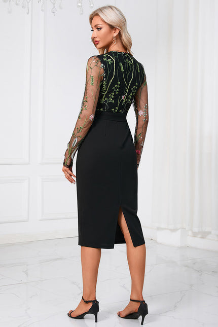 Robe Dentelle Noire Chic - gallery 1