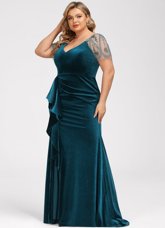 Robe Chic Velours Enchanté - gallery 1