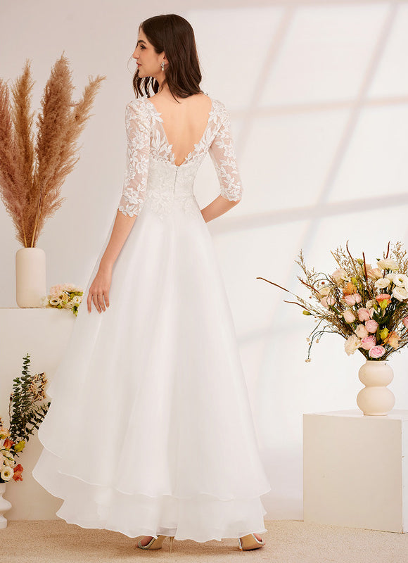 Robe Chic Asymétrique Éthérée - gallery 3