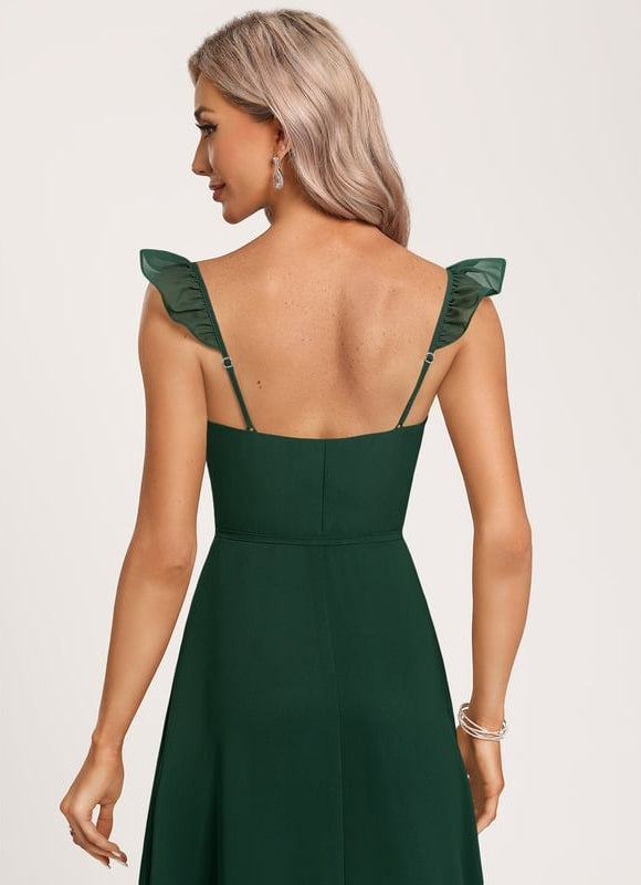 Robe Chic Mousseline Asymétrique - gallery 6