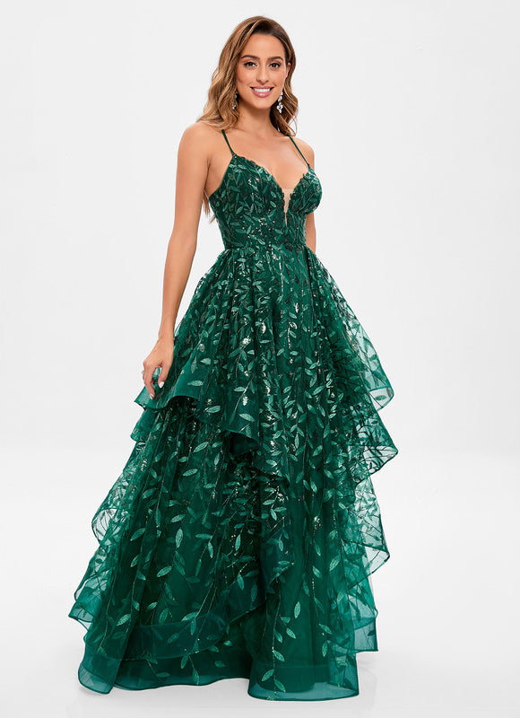 Robe Chic Émeraude Opulente - gallery 6