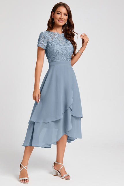 Robe Chic Bleu Cascade - gallery 4