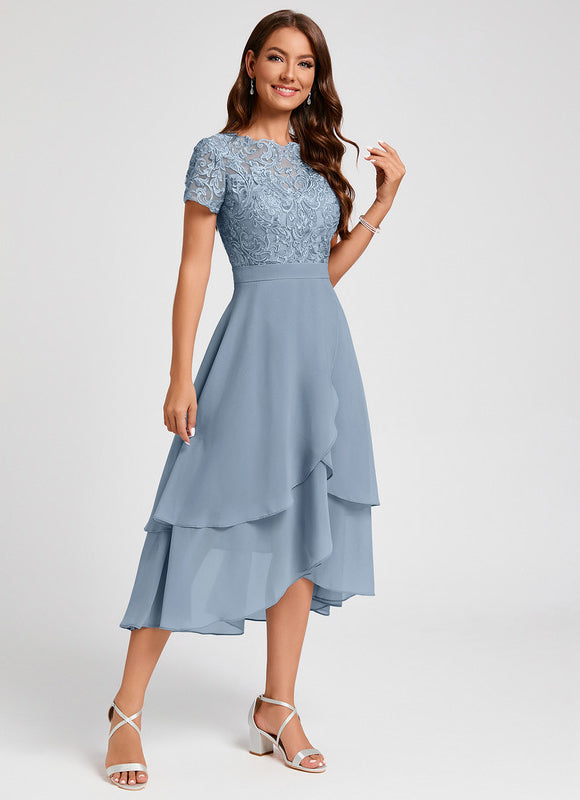 Robe Chic Bleu Cascade - gallery 4