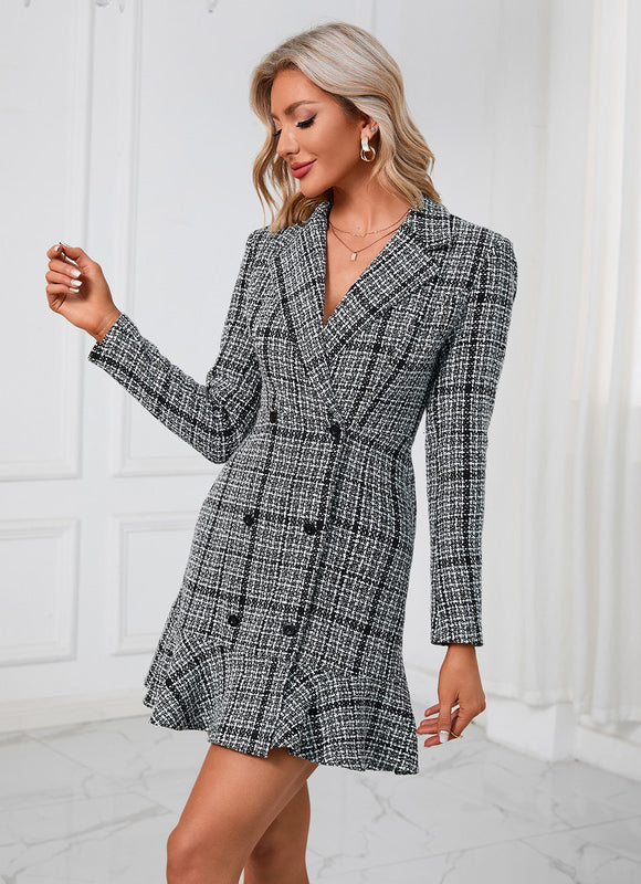 Robe Chic Tweed Élégante - gallery 2