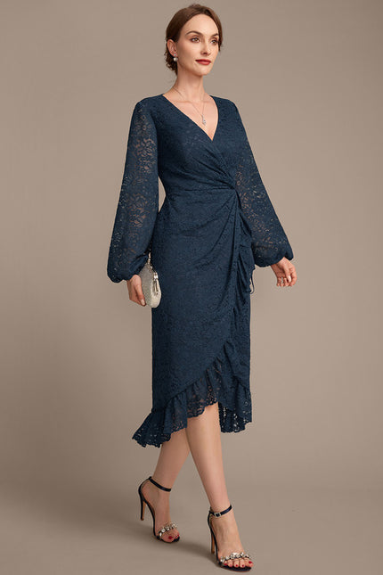 Robe Chic Dentelle Plissée - gallery 5