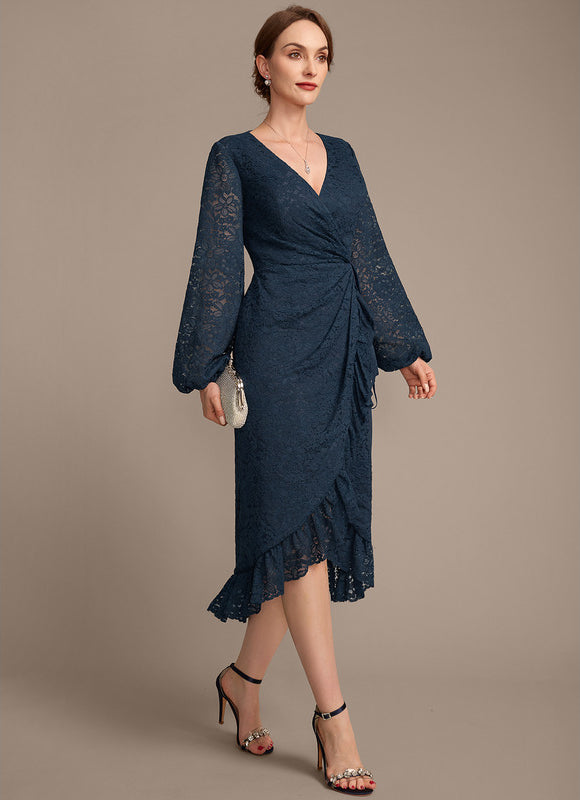 Robe Chic Dentelle Plissée - gallery 5