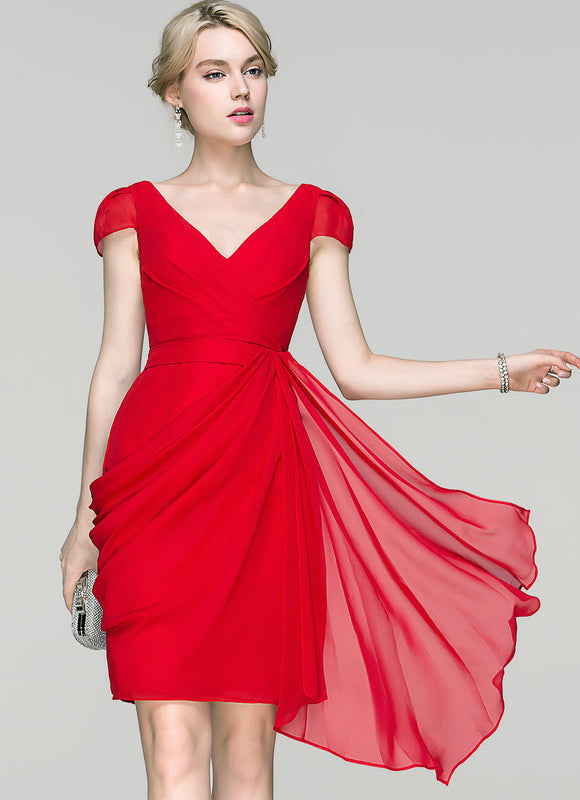 Robe Chic Vague De Soie