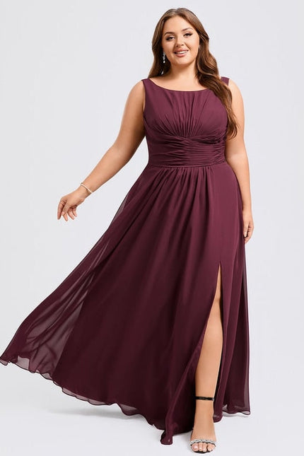 Robe Chic Mousseline Drapée - gallery 6
