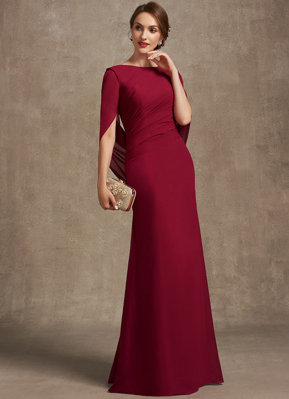 Robe Chic Mère Bordeaux - gallery 5