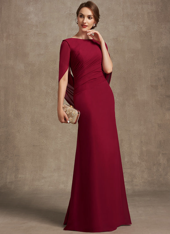 Robe Chic Mère Bordeaux - gallery 5