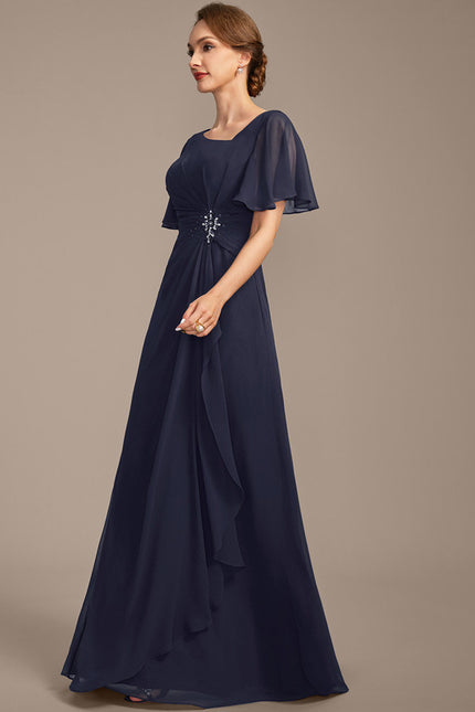 Robe Chic Mousseline Céleste - gallery 3