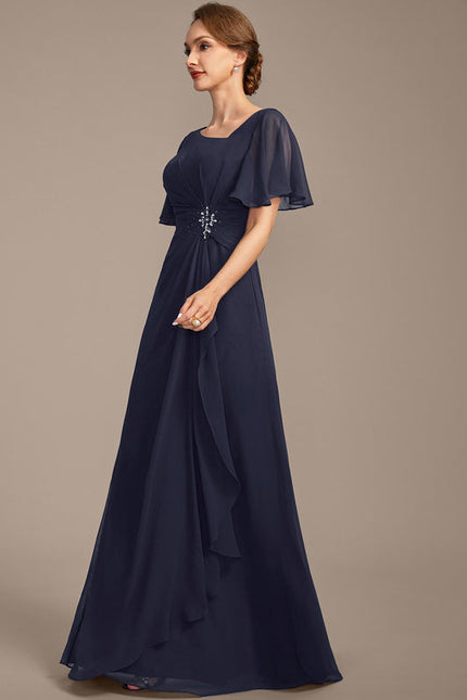 Robe Chic Mousseline Céleste - gallery 3