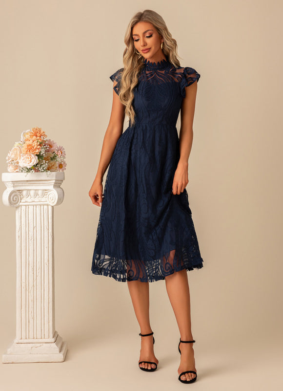 Robe Chic Dentelle Illusion - gallery 3