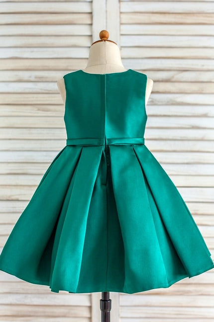 Robe Chic Rouge Satinée Longueur Genou - gallery 5