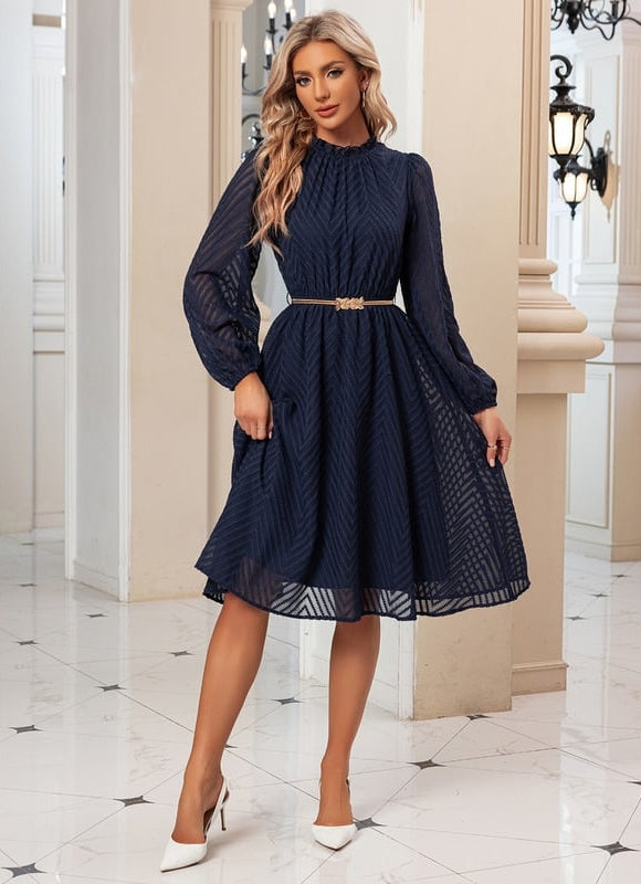 Robe Chic Nuit Texturée - gallery 4