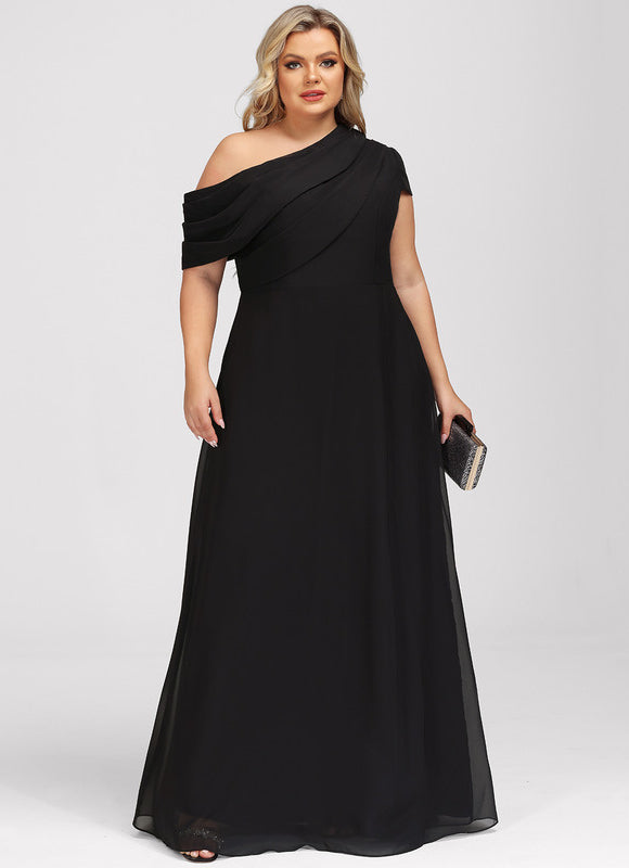 Robe Chic Noir Élégance Flottante - gallery 6