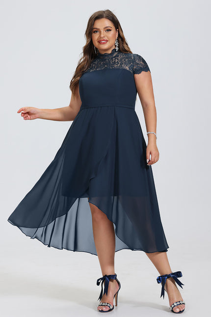 Robe Chic Fluide Bleu - gallery 4